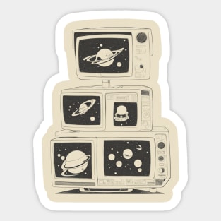 a Space TV Sticker